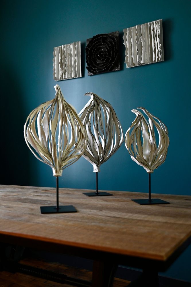 Ceramic - Porcelain Paintings “Crossroads” collection - GUENAELLE GRASSI