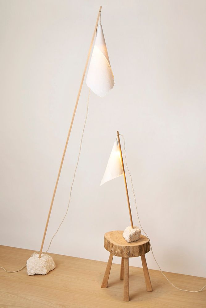 Lampes à poser - lampes  naturelle IBIZA , lampe de bureau, lampe de chevet - VAN DEN HEEDE-FURNITURE-ART-DESIGN