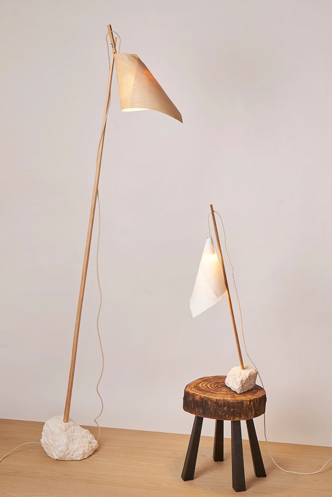 Lampes à poser - lampes  naturelle IBIZA , lampe de bureau, lampe de chevet - VAN DEN HEEDE-FURNITURE-ART-DESIGN