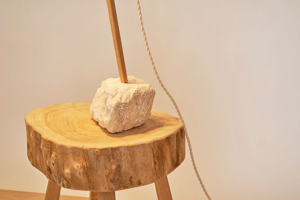 Lampes à poser - lampes  naturelle IBIZA , lampe de bureau, lampe de chevet - VAN DEN HEEDE-FURNITURE-ART-DESIGN