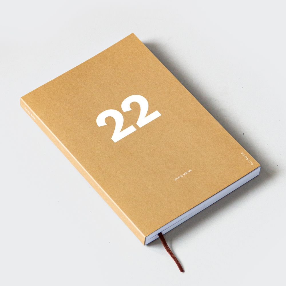 Papeterie bureau - AGENDA HEBDOMADAIRE 2022 (FORMAT A4 ET A5) - OCTAGON DESIGN