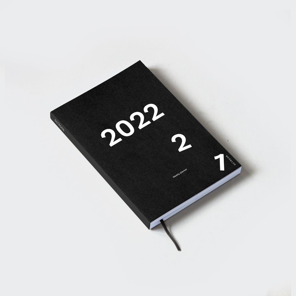 Papeterie bureau - AGENDA HEBDOMADAIRE 2022 (FORMAT A4 ET A5) - OCTAGON DESIGN