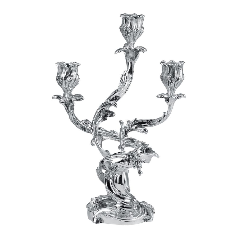 Goldsmithing - Louis XV - Candelabra 3 lights - ERCUIS