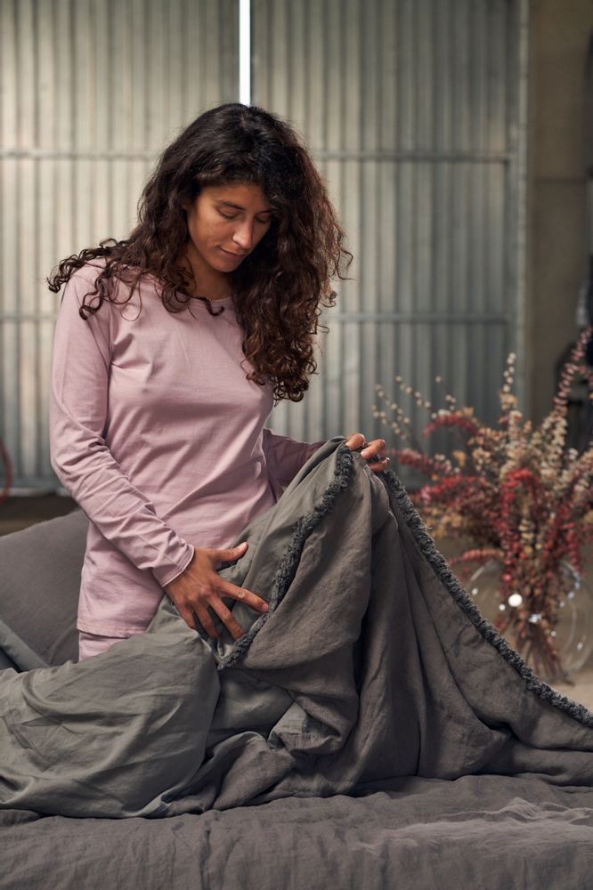 Linge de lit - Housse de couette en Lin et Coton Palamós - MIKMAX BARCELONA