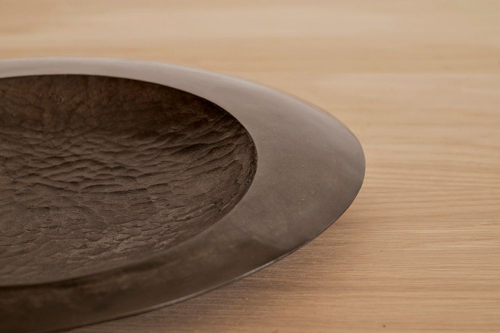 Platter and bowls - ESPACE bronze fruit dish - VAN DEN HEEDE-FURNITURE-ART-DESIGN