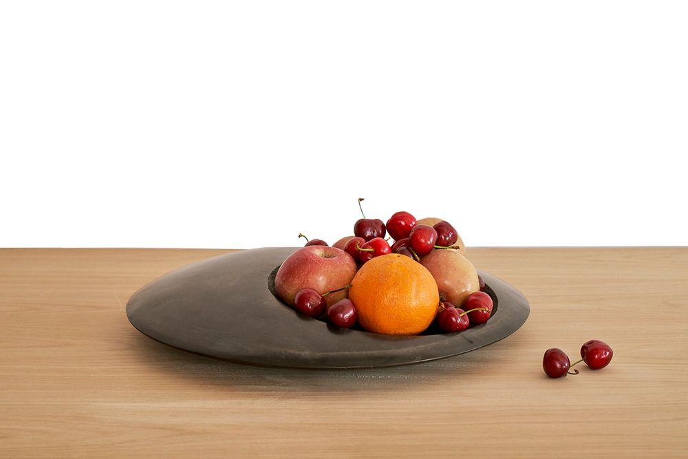 Platter and bowls - ESPACE bronze fruit dish - VAN DEN HEEDE-FURNITURE-ART-DESIGN