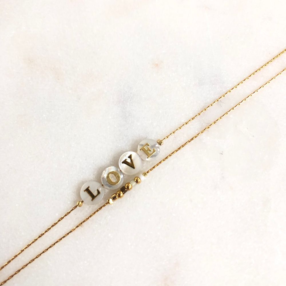 Jewelry - Double bracelet Love - LITCHI
