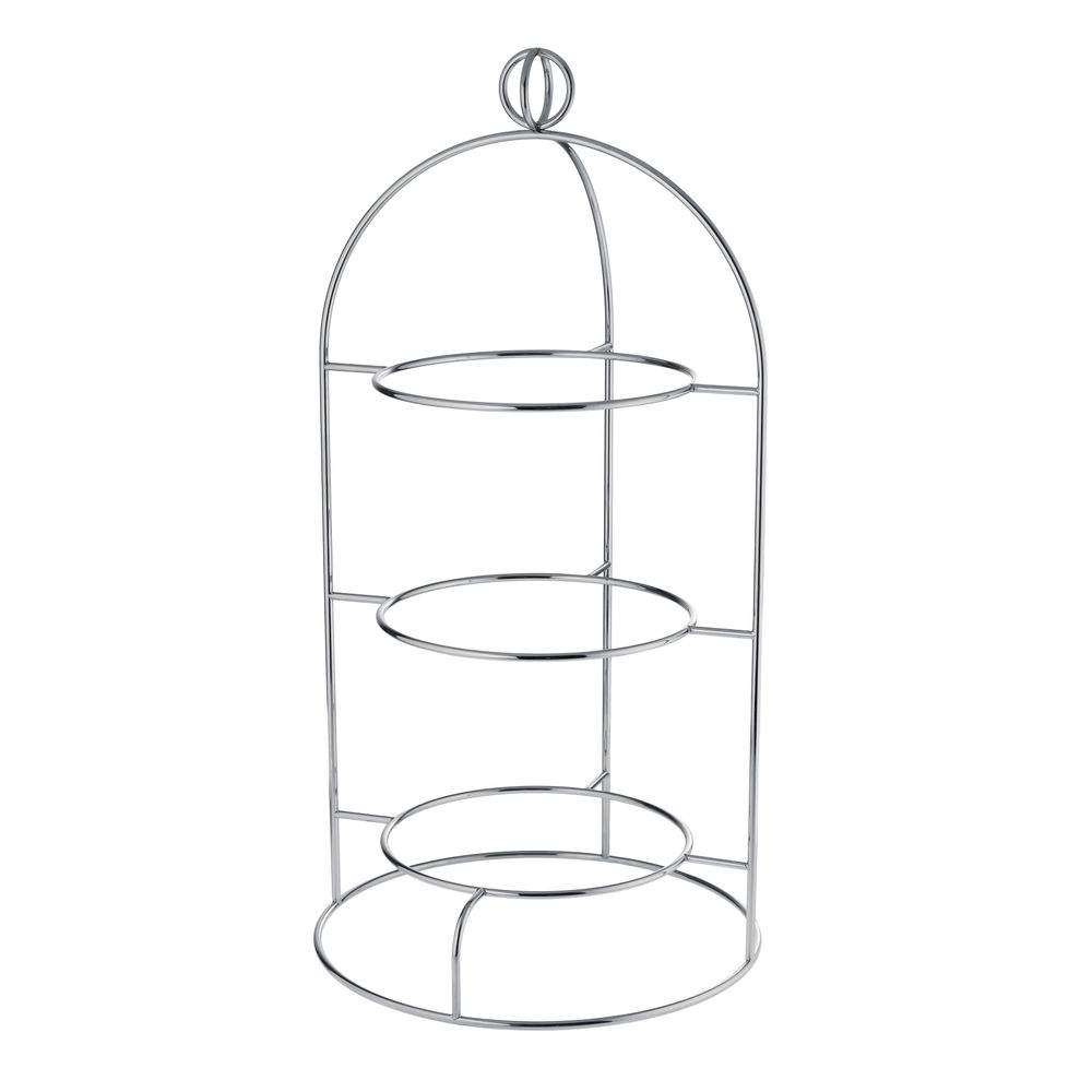 Orfèvrerie - Latitude - Présentoir assiettes 3 étages, pour assiettes Ø 22 - ERCUIS