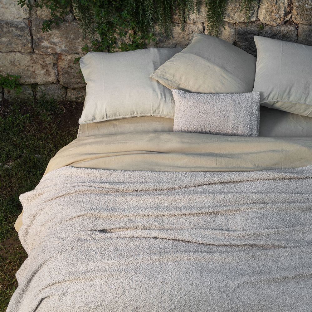 Throw blankets - Plaids buckle 100% linen - LISSOY