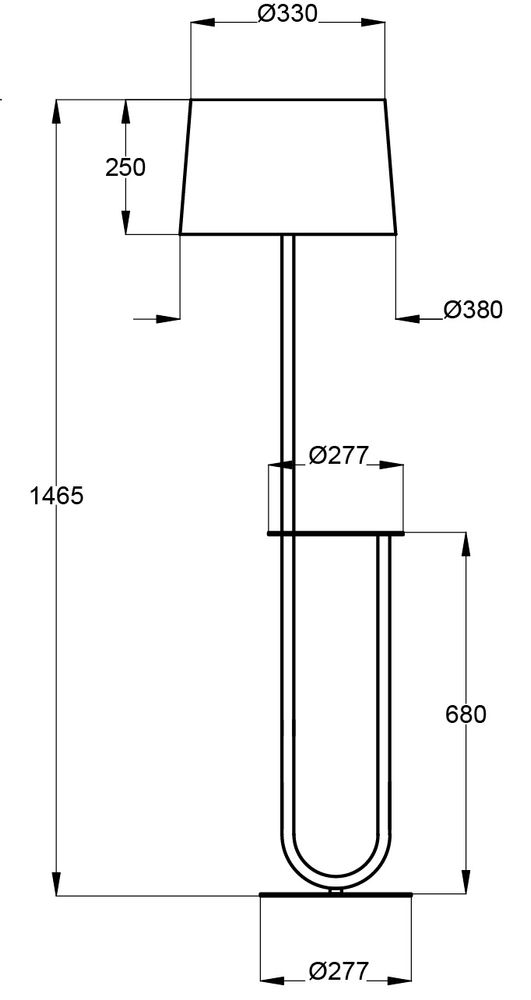 Decorative objects - DUO Floor Lamp - ALUMINOR