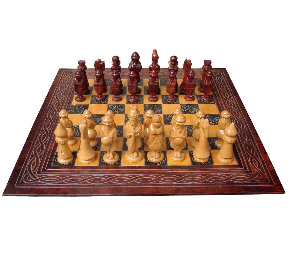 Decorative objects - Leather Chessboard - MERYAN