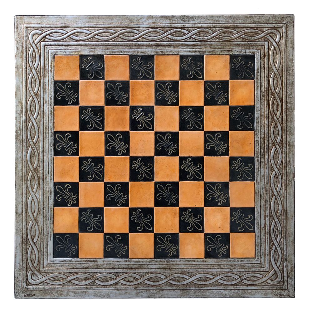 Decorative objects - Leather Chessboard - MERYAN
