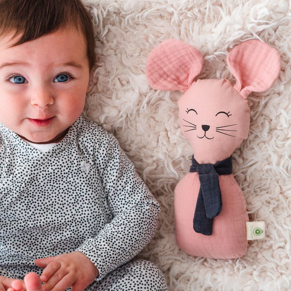 Gifts - Organic cotton rattle - APUNT BARCELONA