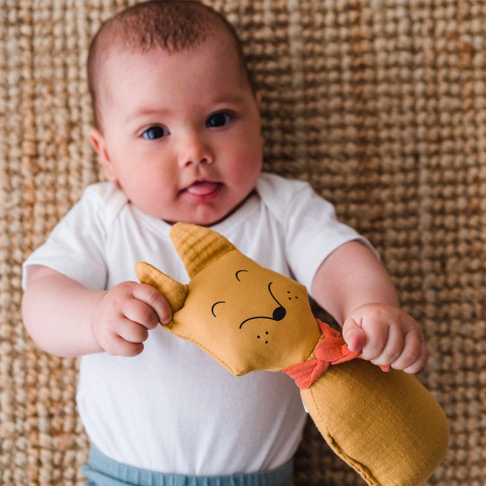 Gifts - Organic cotton rattle - APUNT BARCELONA