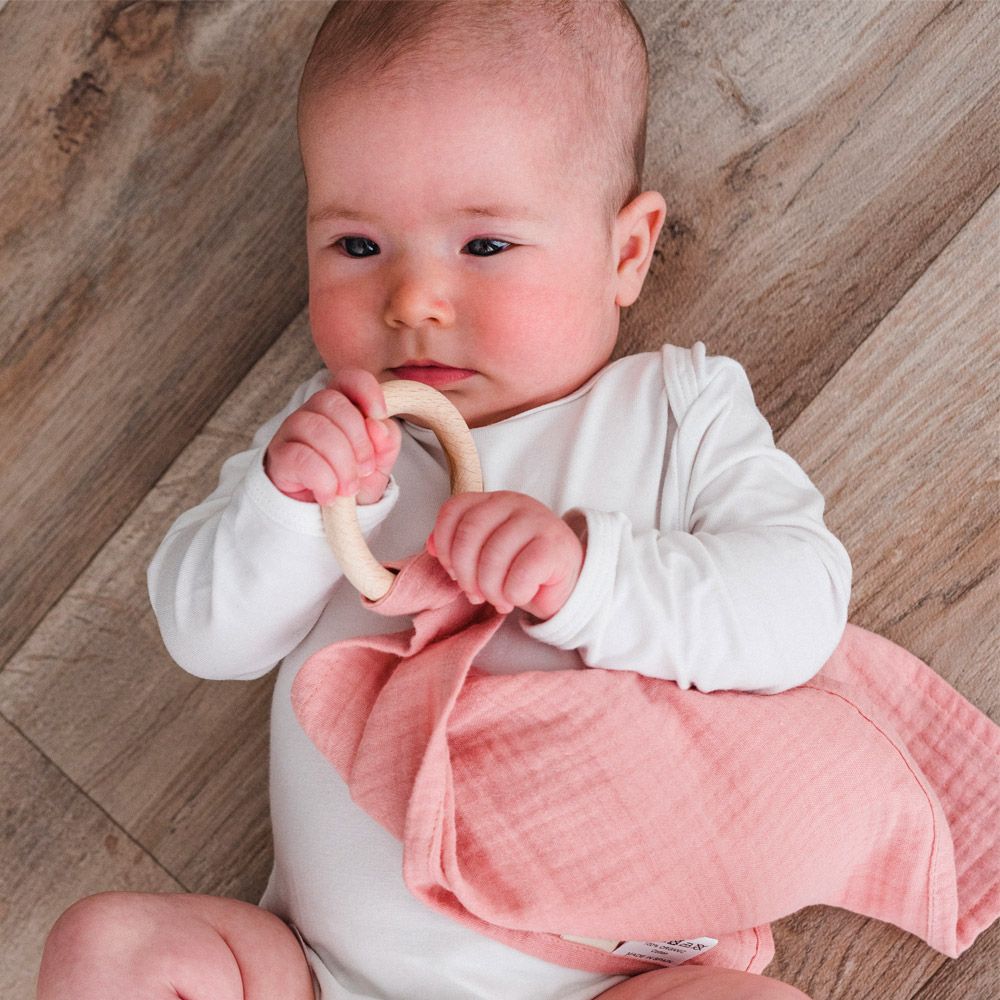 Gifts - Organic teething ring rattle - APUNT BARCELONA