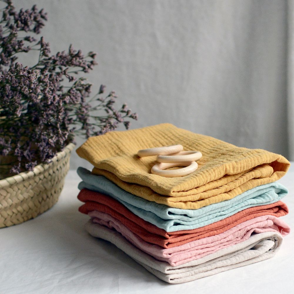 Gifts - Organic cotton muslin swaddle - APUNT BARCELONA