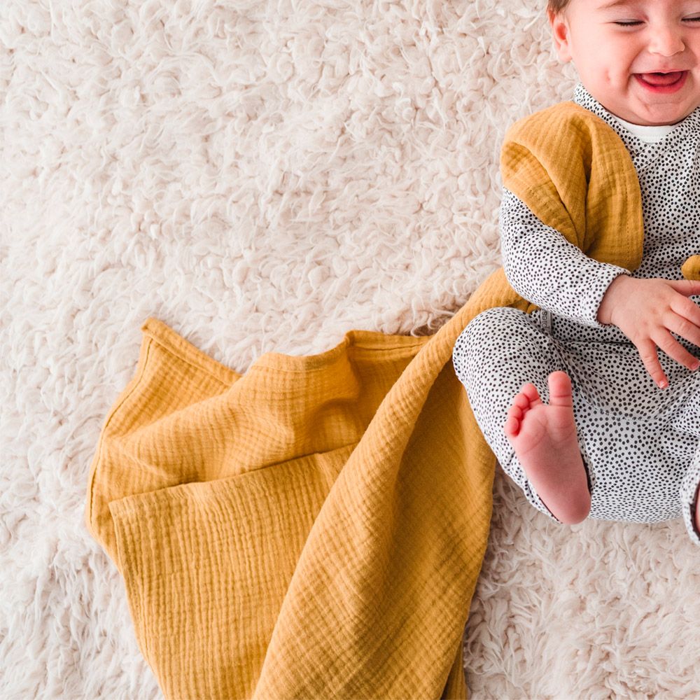Gifts - Organic cotton muslin swaddle - APUNT BARCELONA