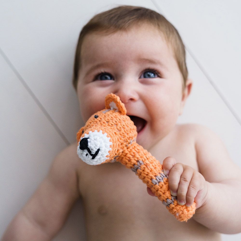 Jouets enfants - hochet en crochet - APUNT BARCELONA