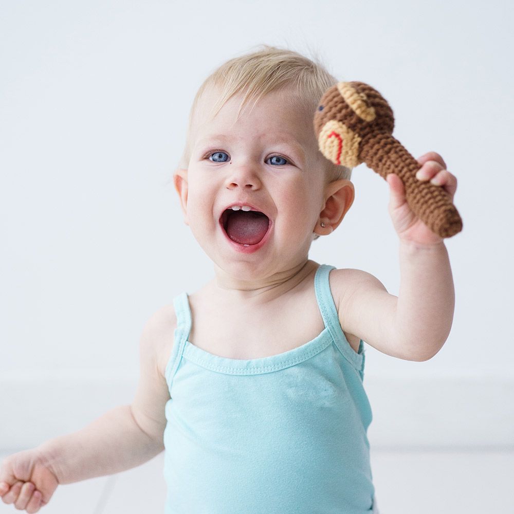 Jouets enfants - hochet en crochet - APUNT BARCELONA
