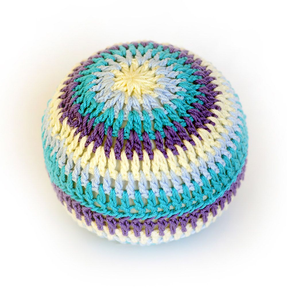 Gifts - XXL ball rattle in crochet - APUNT BARCELONA