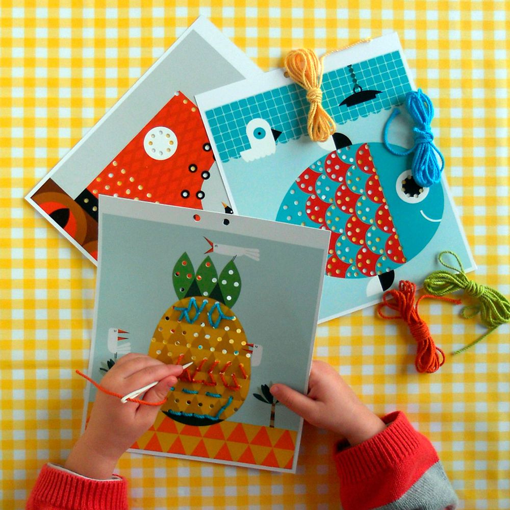 Gifts - Embroidery kit - APUNT BARCELONA