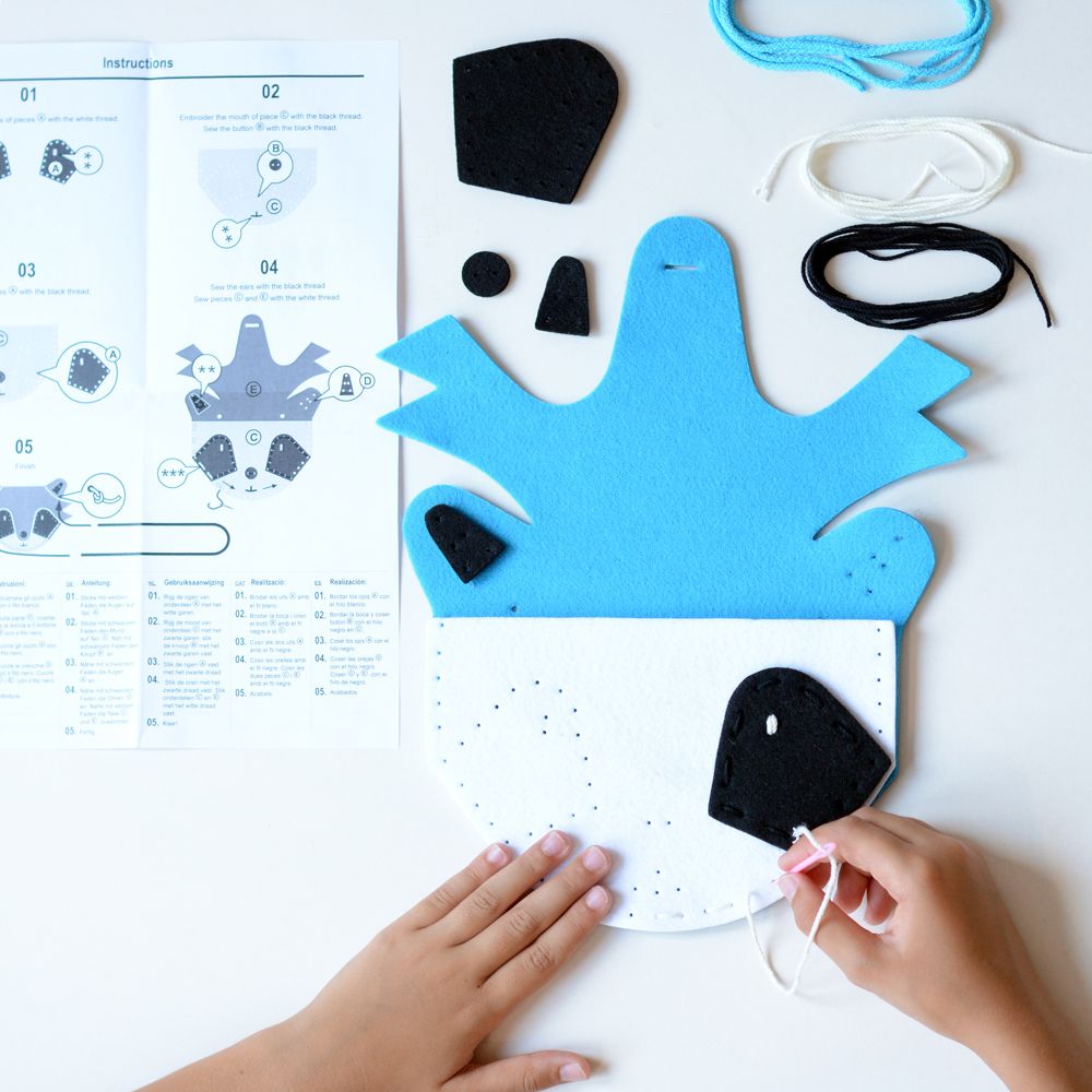Children's arts and crafts - DiY bag sewing sets - APUNT BARCELONA