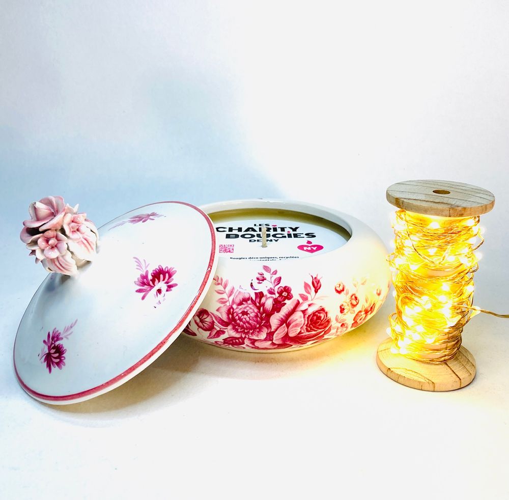 Candles - BOUGIE PORCELAINE M - CHARITY BOUGIES DE NY
