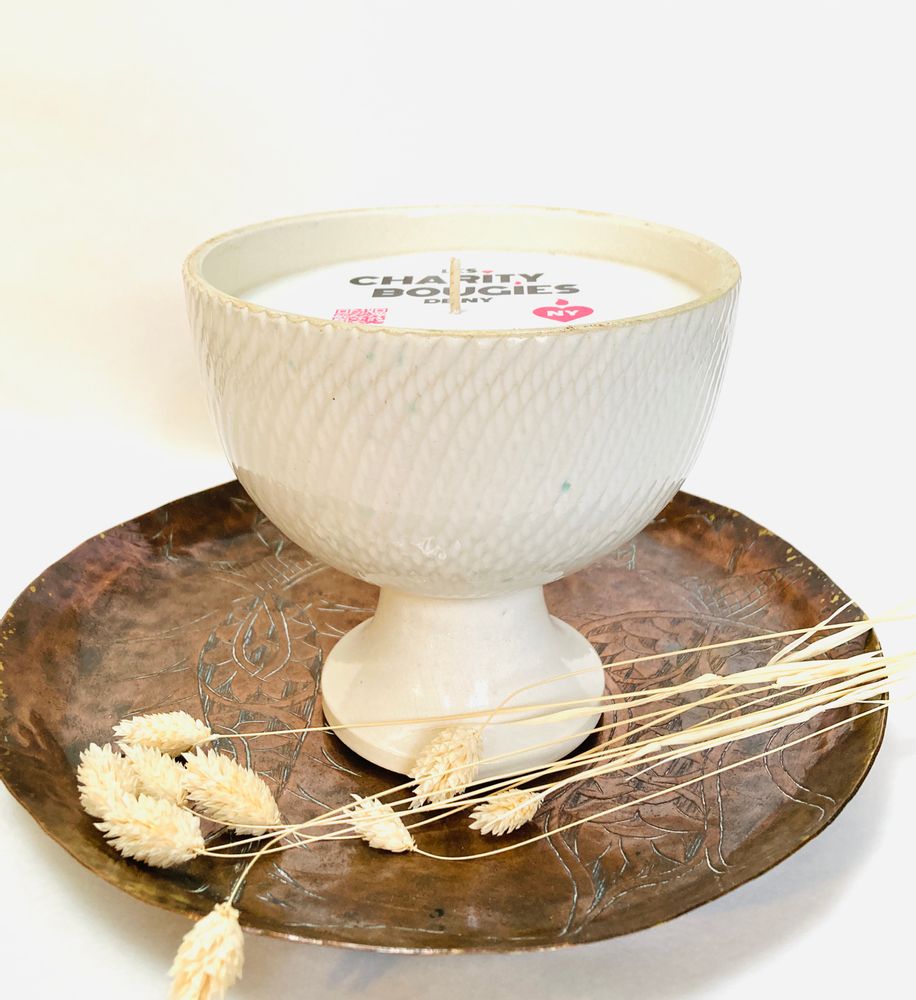 Candles - BOUGIE PORCELAINE M - CHARITY BOUGIES DE NY