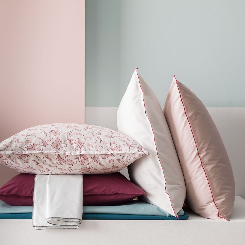Linge de lit - Le bar à taies - BLANC CERISE