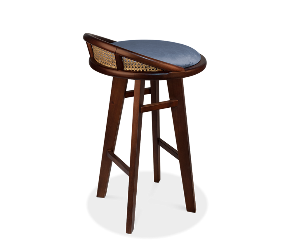 Stools - Brummell Bar Stool - WOOD TAILORS CLUB