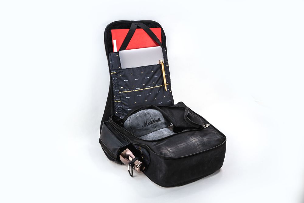 Bags and totes - Marshall - Backpack Black and White - MARSHALL