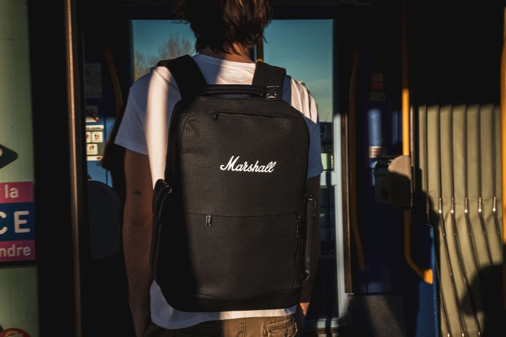 Bags and totes - Marshall - Backpack Black and White - MARSHALL