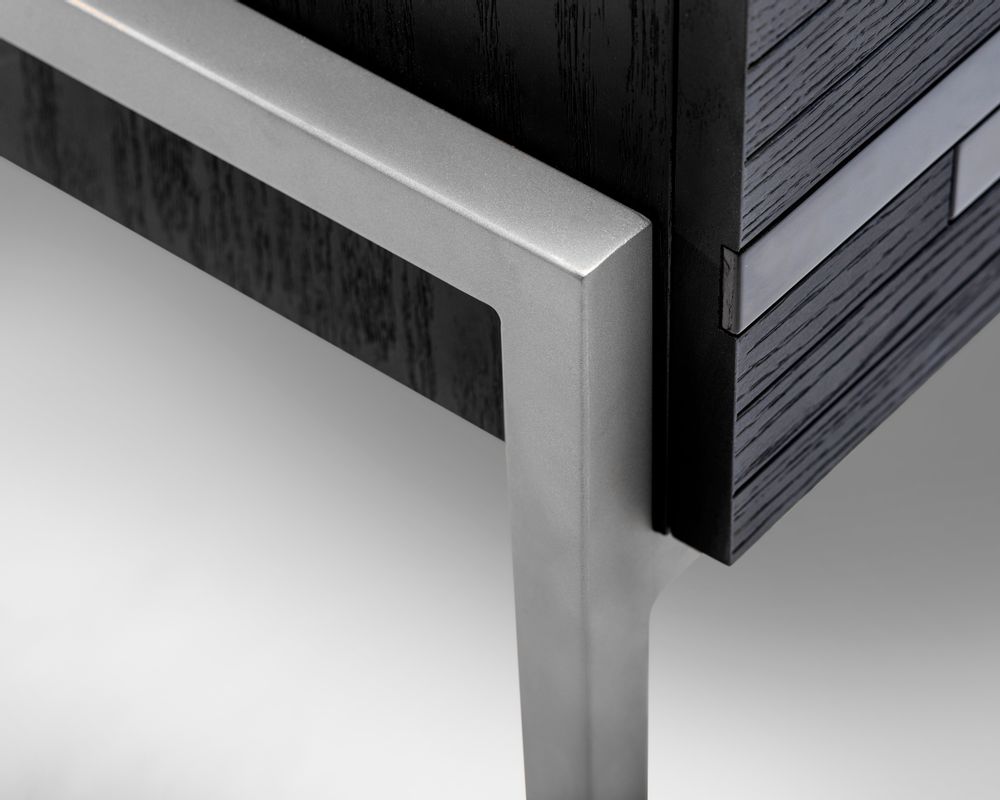 Objets design - Buffet moderne Vind en platine - LARISSA BATISTA