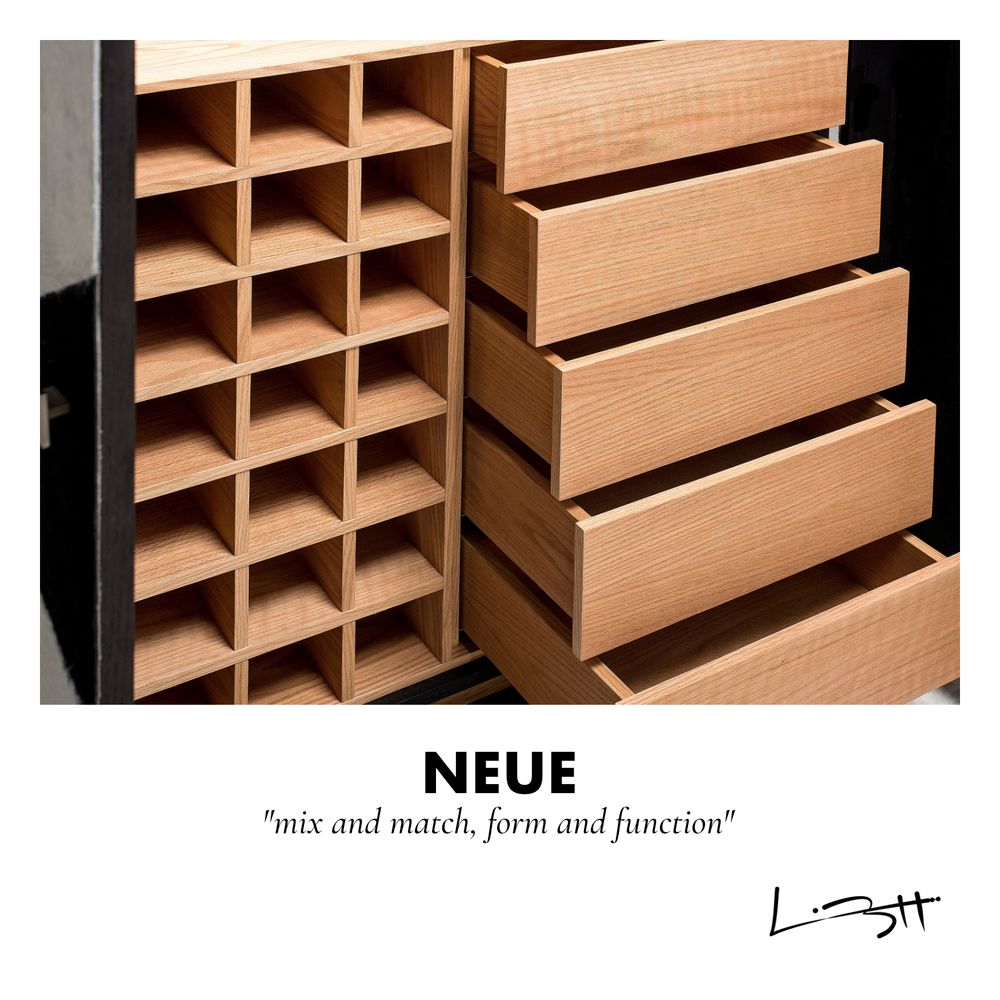 Design objects - Neue Cabinet With Wine Rack - LARISSA BATISTA