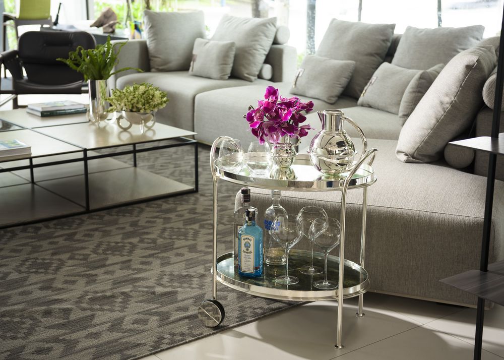 Decorative objects - Fiocco Bar Trolley - ST. JAMES