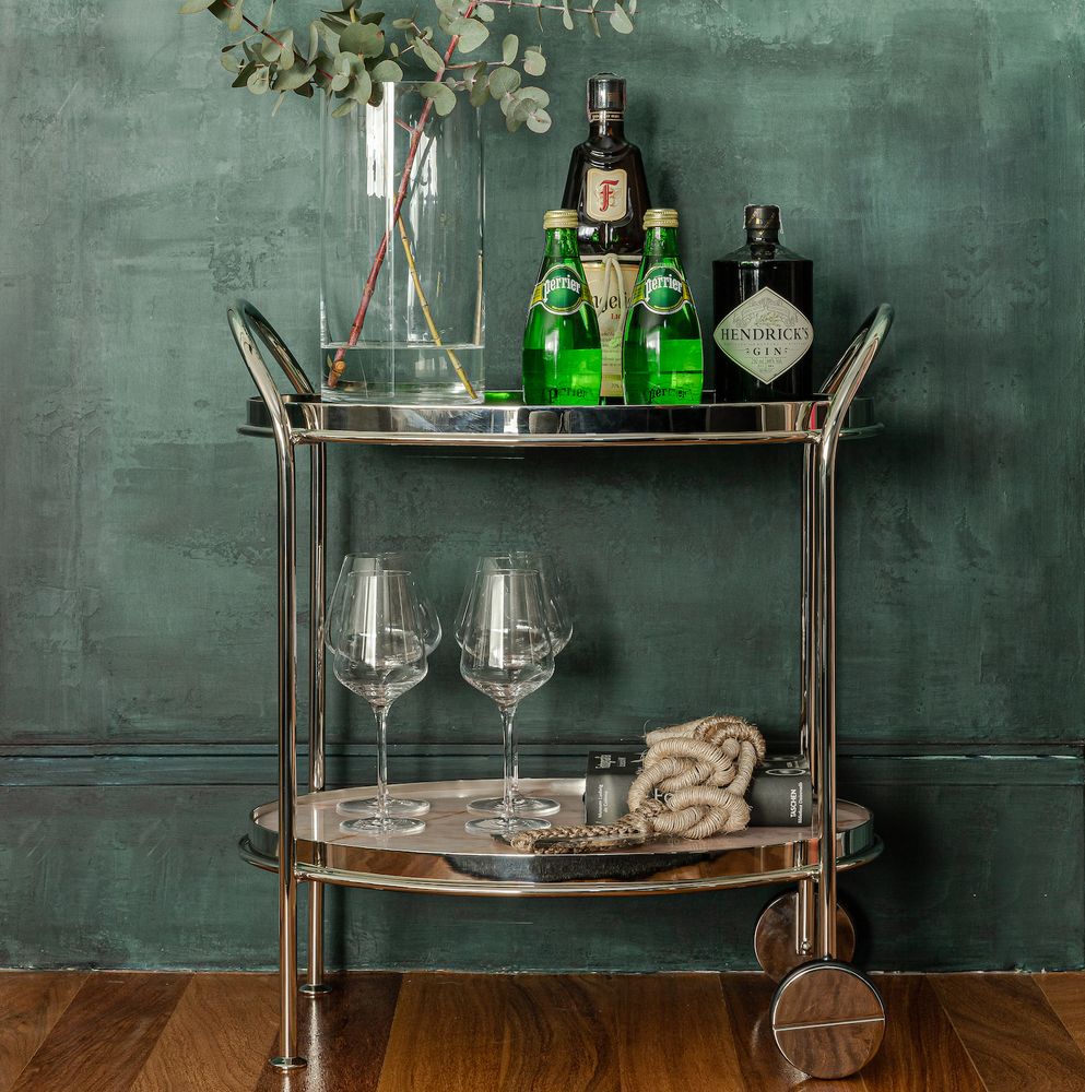 Decorative objects - Fiocco Bar Trolley - ST. JAMES