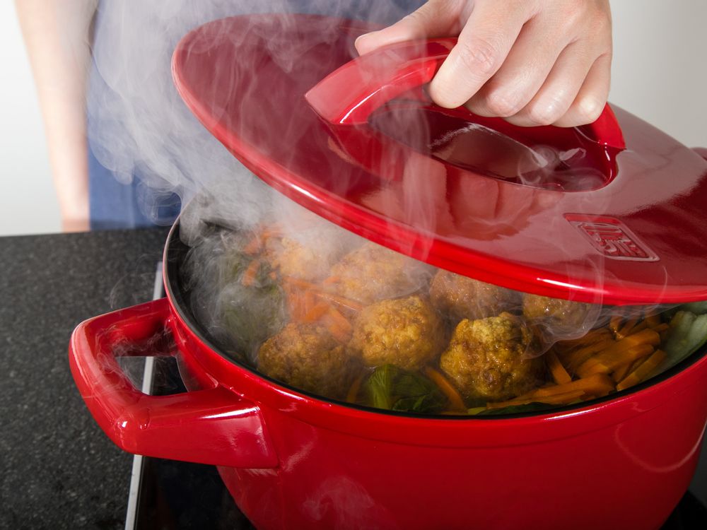 Faitouts - Ceraglaze Casserole (24cm,Red) - JIA