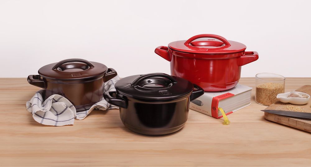 Faitouts - Ceraglaze Casserole (24cm,Red) - JIA
