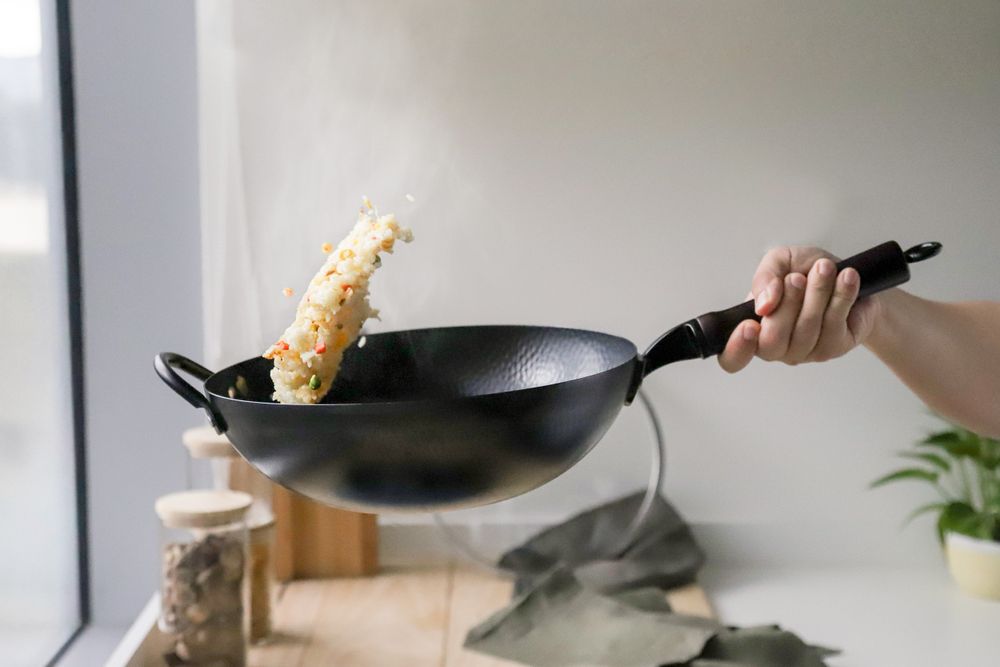Frying pans - Companion Carbon Steel WoK (32cm) - JIA