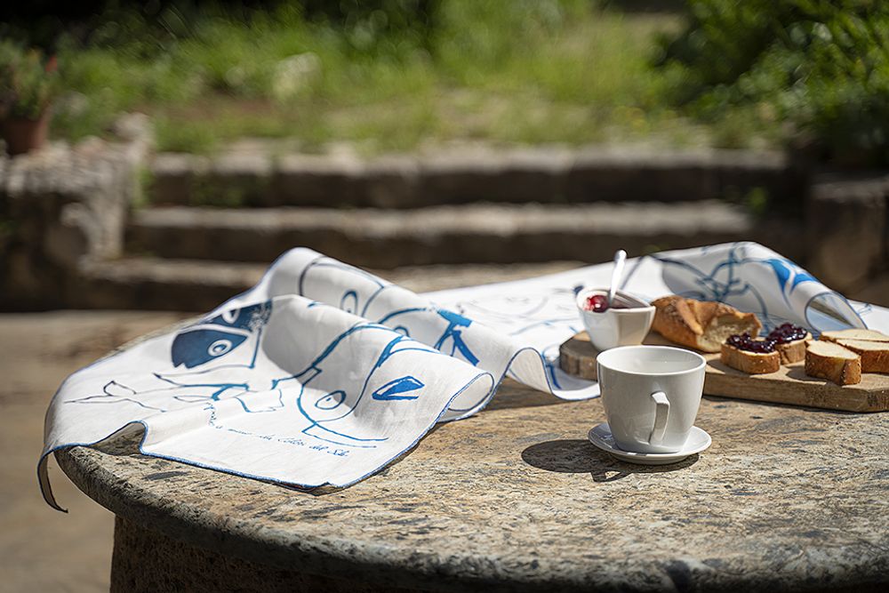 Linge de table textile - Chemin de table Tonnara - COLORI DEL SOLE