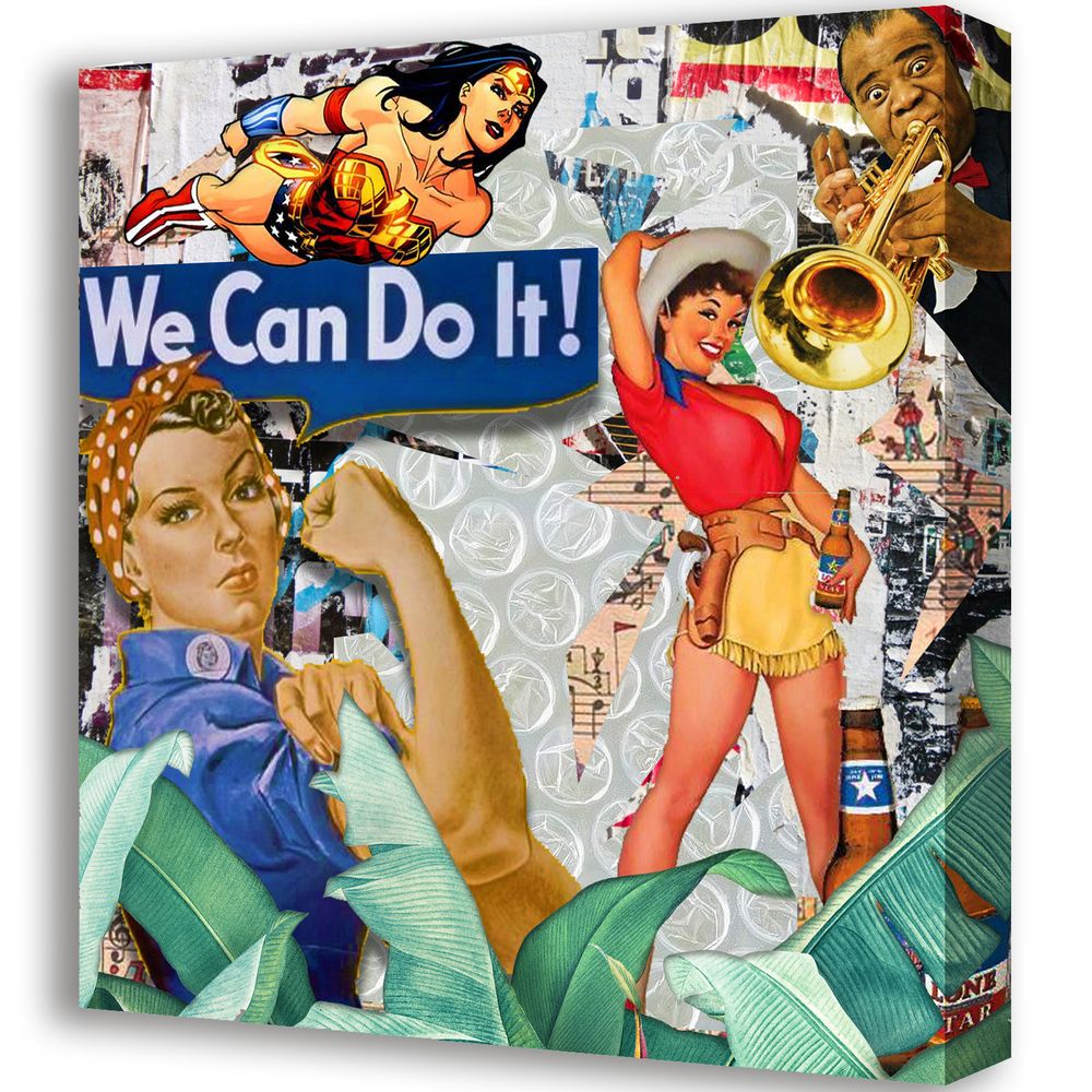Fabric cushions - “BUZZ” Limited Edition Collage - L'ATELIER D'ANGES HEUREUX