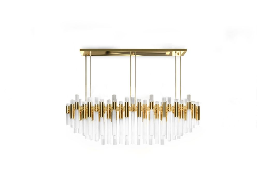 Hanging lights - Waterfall Rectangular Suspension - LUXXU MODERN DESIGN & LIVING