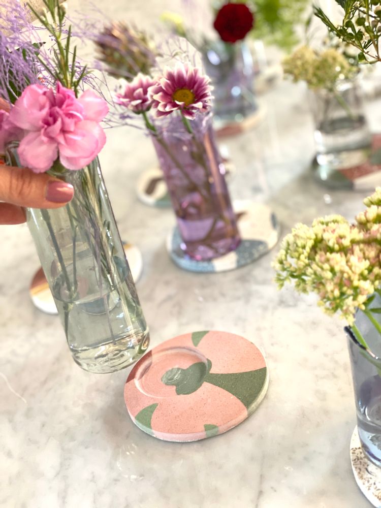 Vases - Vase tube en verre - ASMA'S CRAFTS