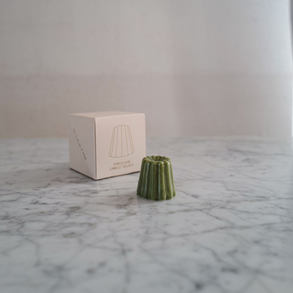 Objets de décoration - CANELE EN PORCELAINE VERT D'ETE - OVO THINGS