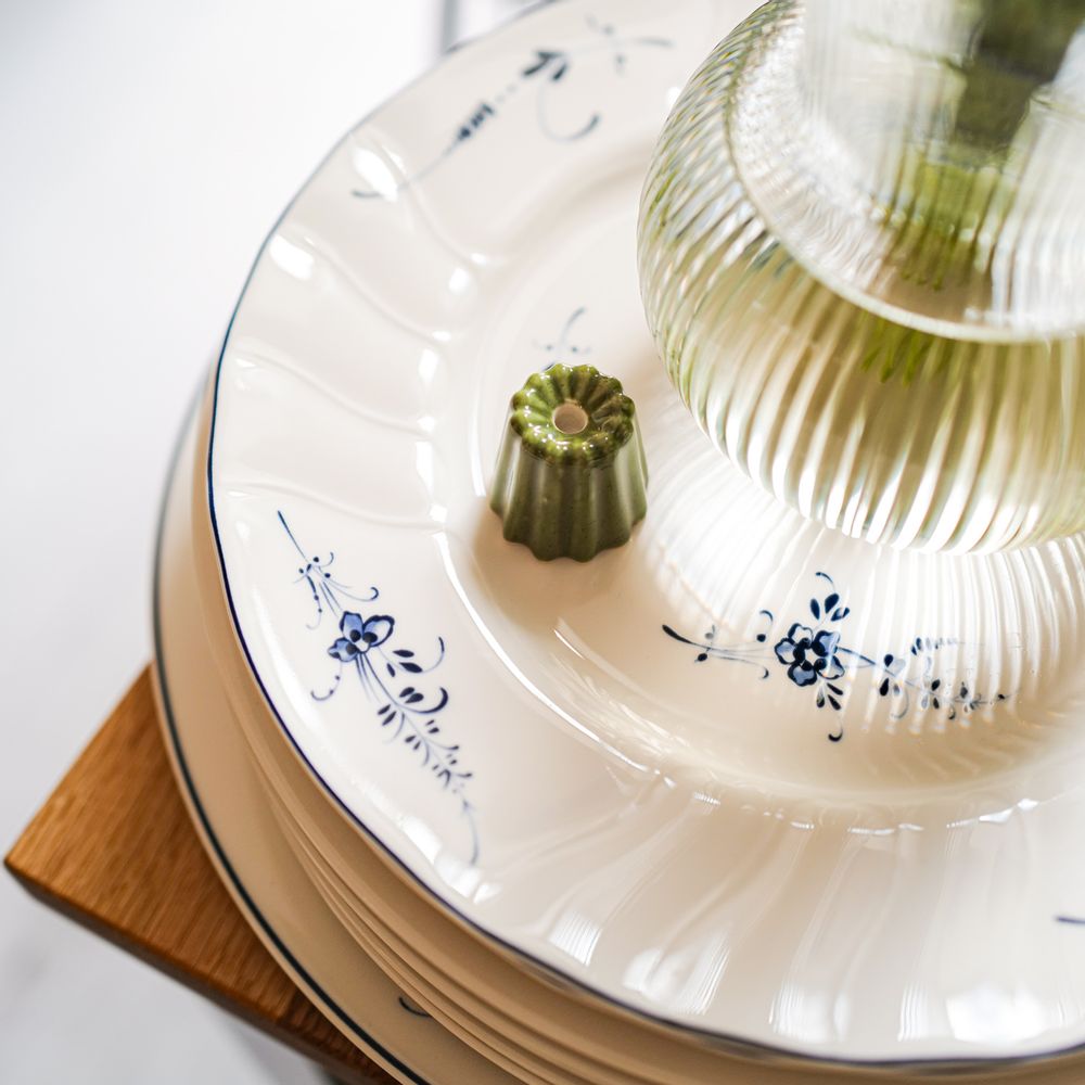 Objets de décoration - CANELE EN PORCELAINE VERT D'ETE - OVO THINGS