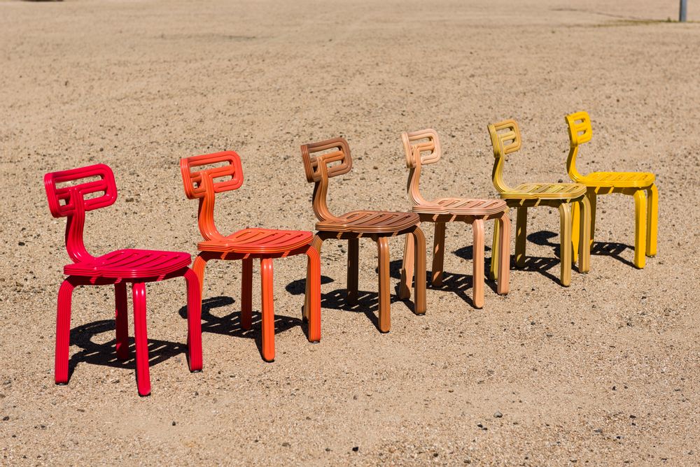 Chaises - CHAISE POTELÉE - POP CORN