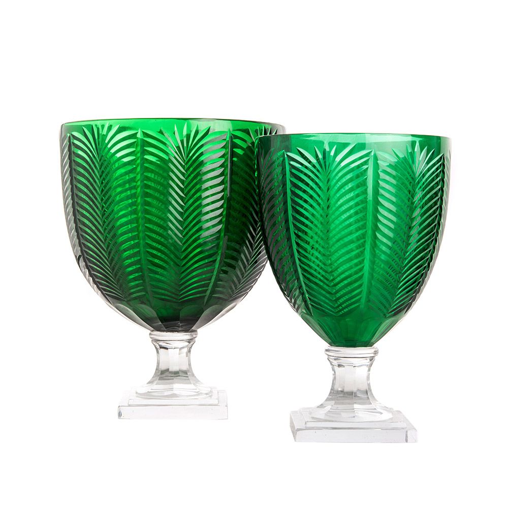 Verre d'art - Collection Vases et Coupes Emeraude - ASIATIDES
