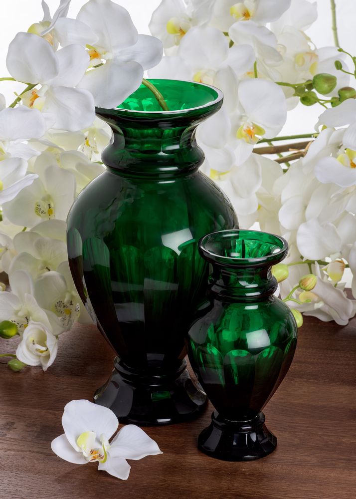 Verre d'art - Collection Vases et Coupes Emeraude - ASIATIDES