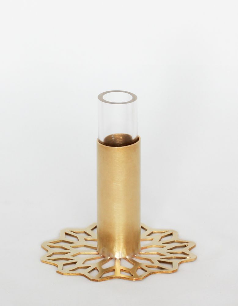 Objets design - Vase tube en laiton - ASMA'S CRAFTS