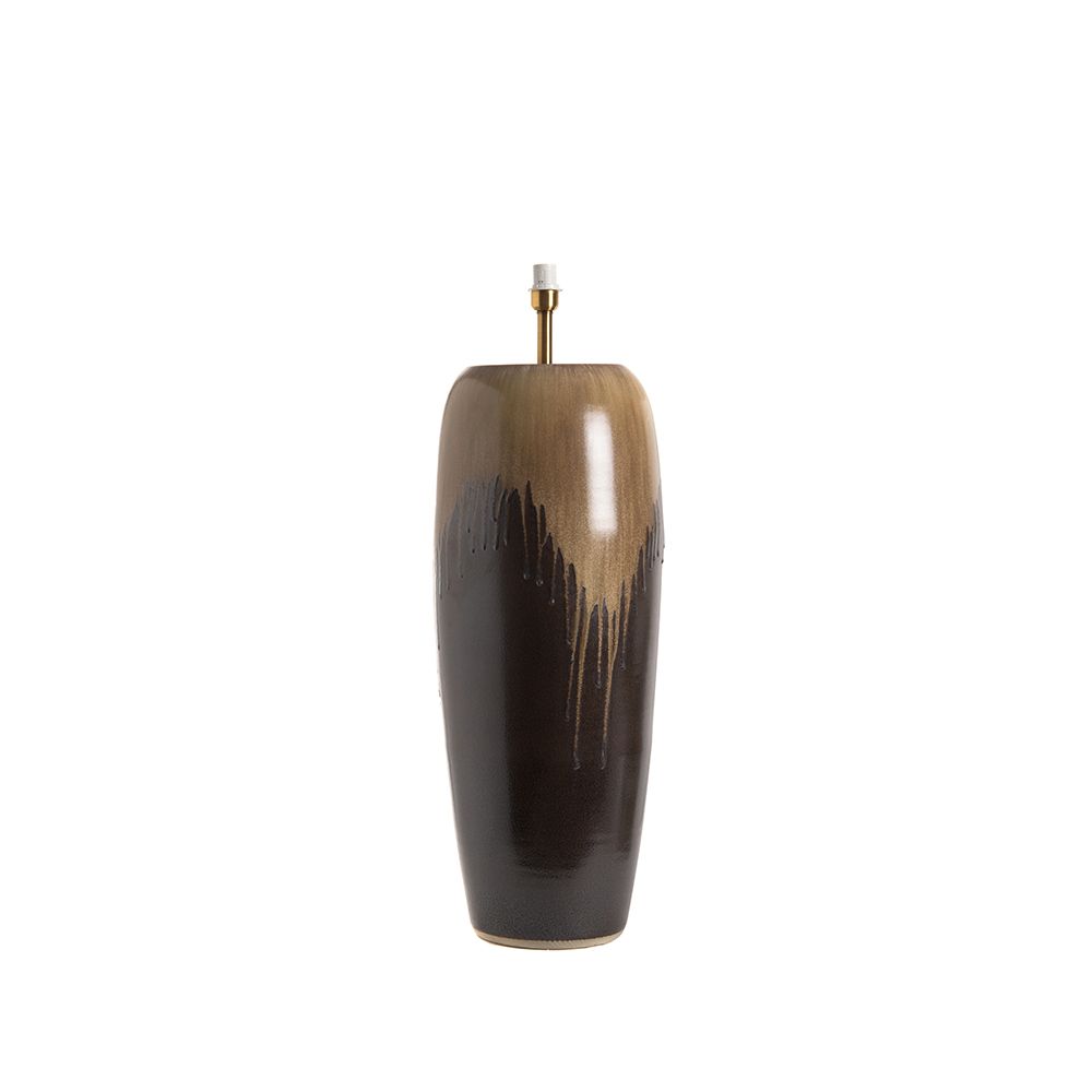 Lampadaires - Lampe basse vase marron - ASIATIDES